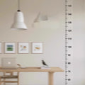 Durable 2-meter wall height measurement card from Showlu Fashion Store, writeable and removable for room decor and wall decoration.