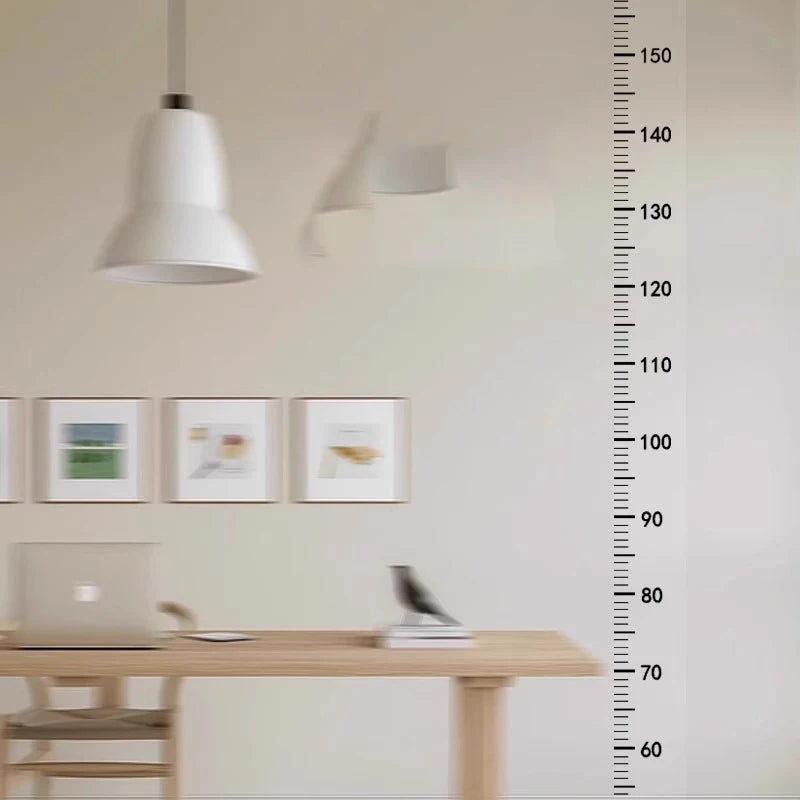 Durable 2-meter wall height measurement card from Showlu Fashion Store, writeable and removable for room decor and wall decoration.