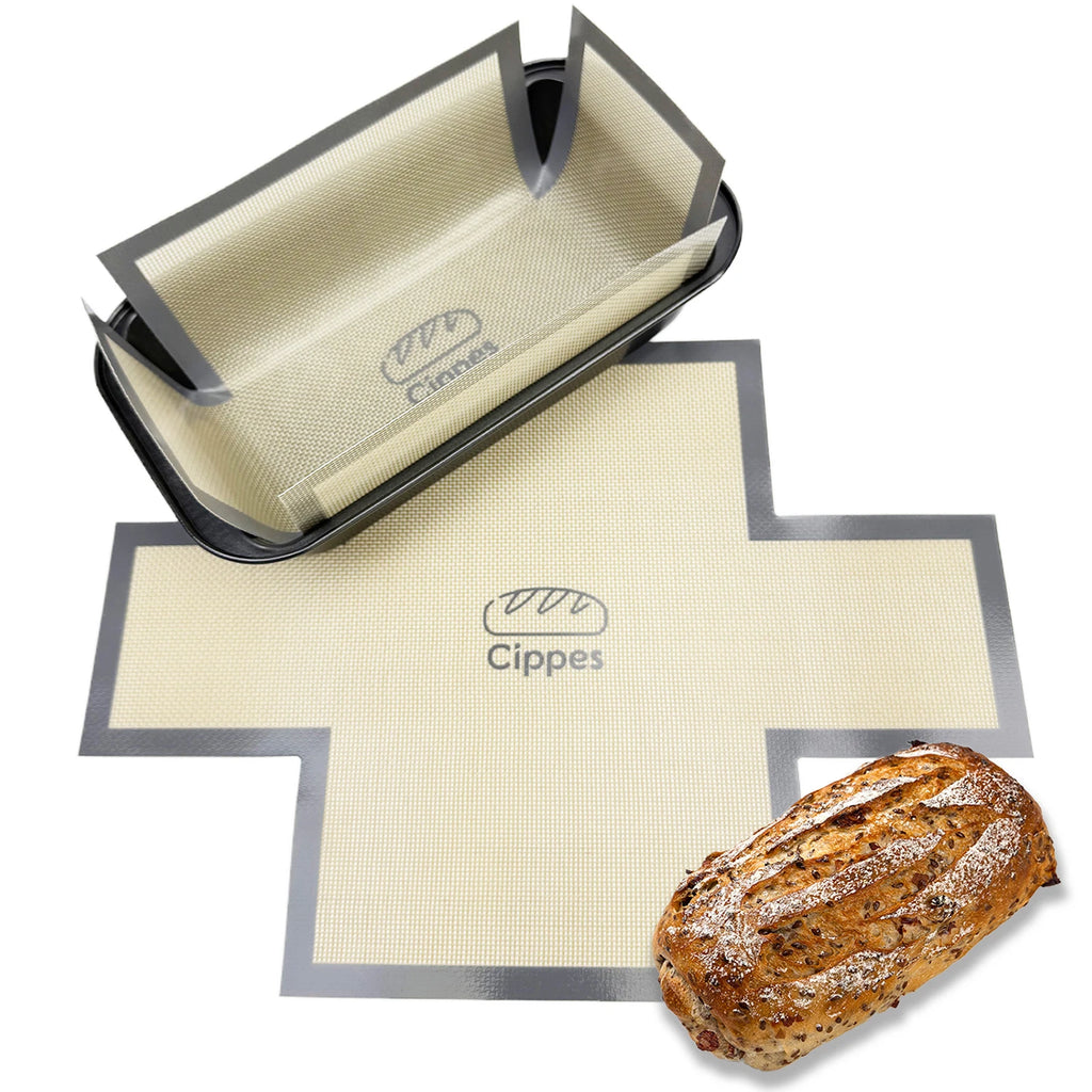 Showlu Smart General silicone baking mat laid out flat, showcasing its non-stick surface and flexible design for baking and cooking.