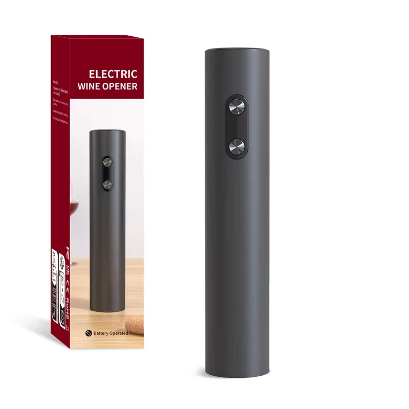 Showlu Smart General electric wine bottle opener set with sleek electric corkscrew and accessories on a neutral background
