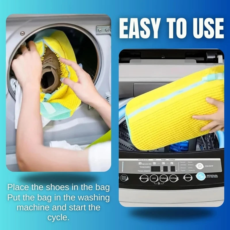 Showlu Smart General portable shoe cleaner brush with ergonomic handle and soft bristles for easy shoe cleaning.