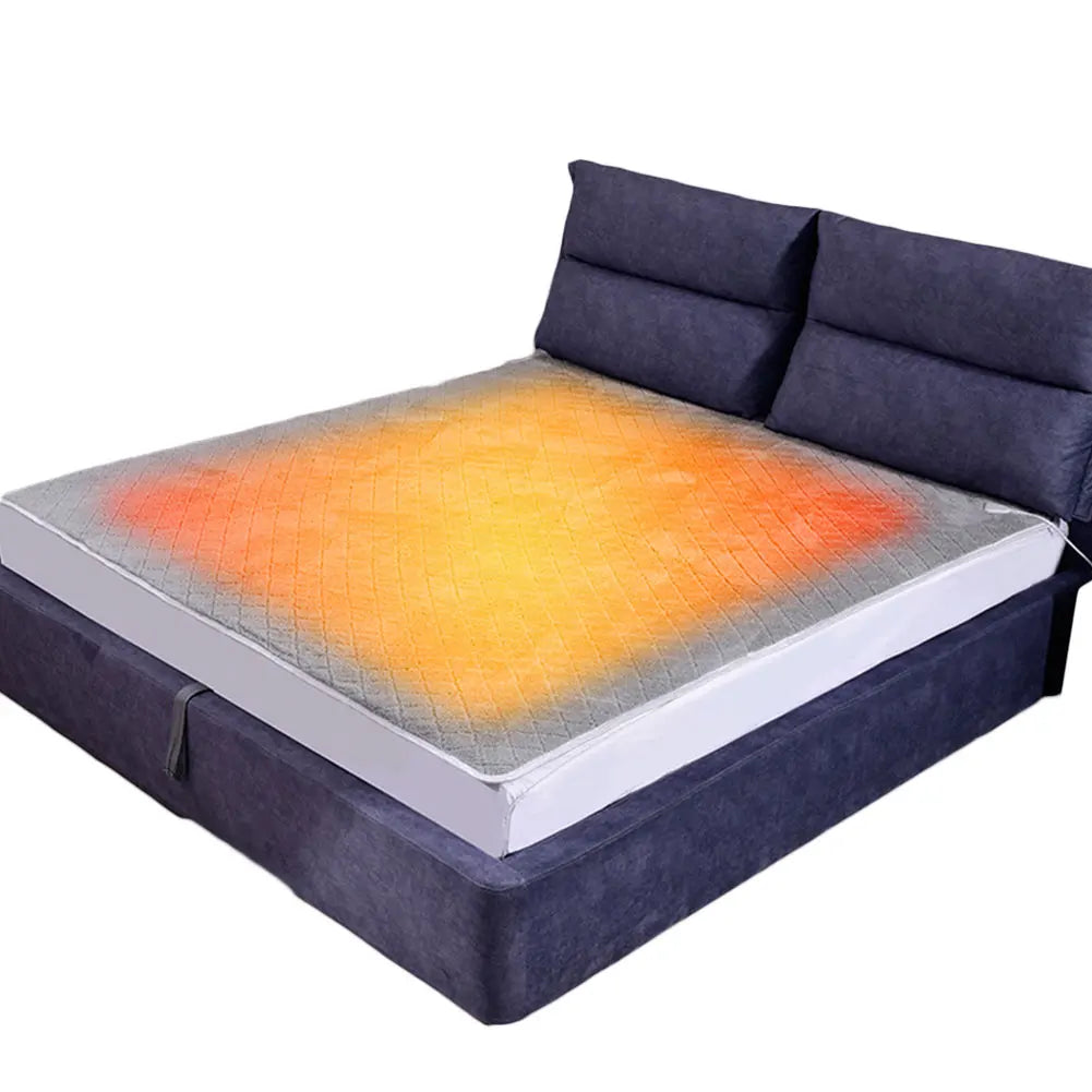 Showlu Smart Electric Heated Blanket in plush fabric, showing a cozy, warm winter throw with control panel and soft texture.