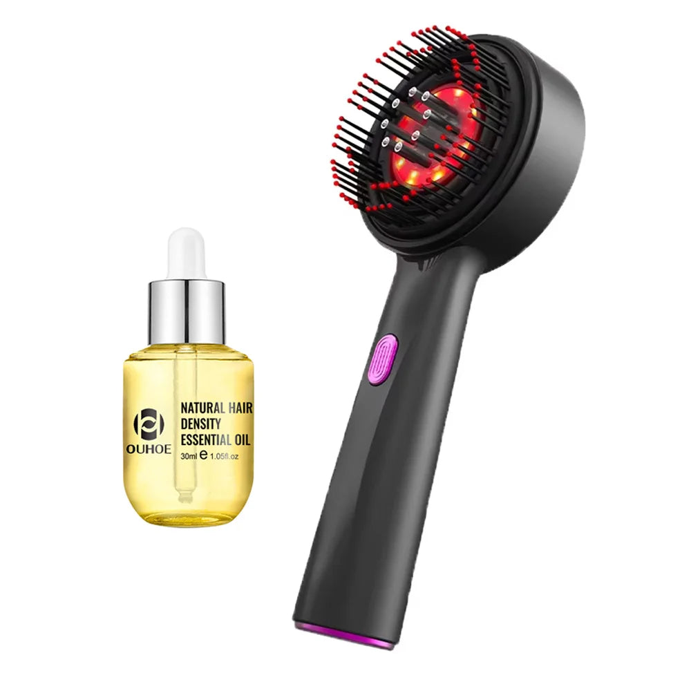 Showlu Smart General red light scalp massager hair growth comb with ergonomic design and multiple massaging nodes for scalp stimulation.