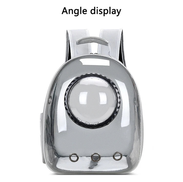 Showlu Smart General pet carrier backpack with mesh ventilation and adjustable straps for comfortable outdoor travel with pets.