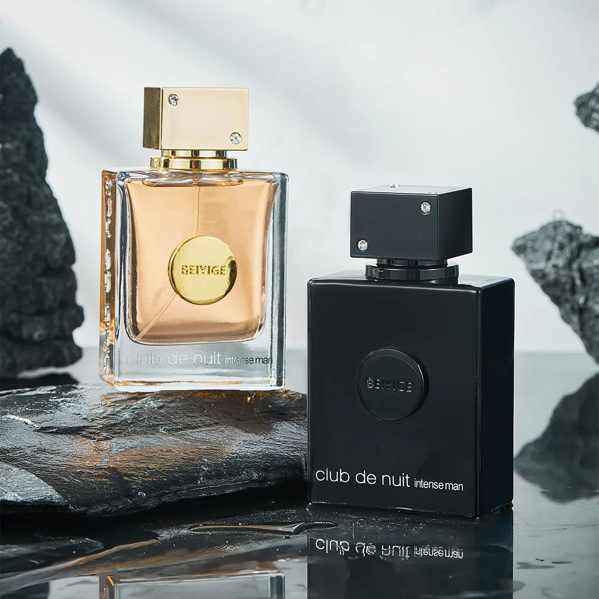 Eelhoe Oud EDP perfume bottle, 100ml unisex luxury floral fragrance spray, with elegant design and floral accents.