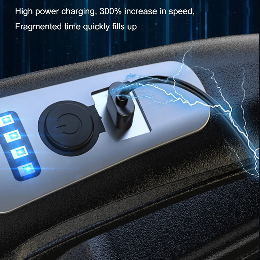 Showlu Smart General mini car vacuum cleaner with compact design and handheld grip, suitable for cleaning vehicle interiors.