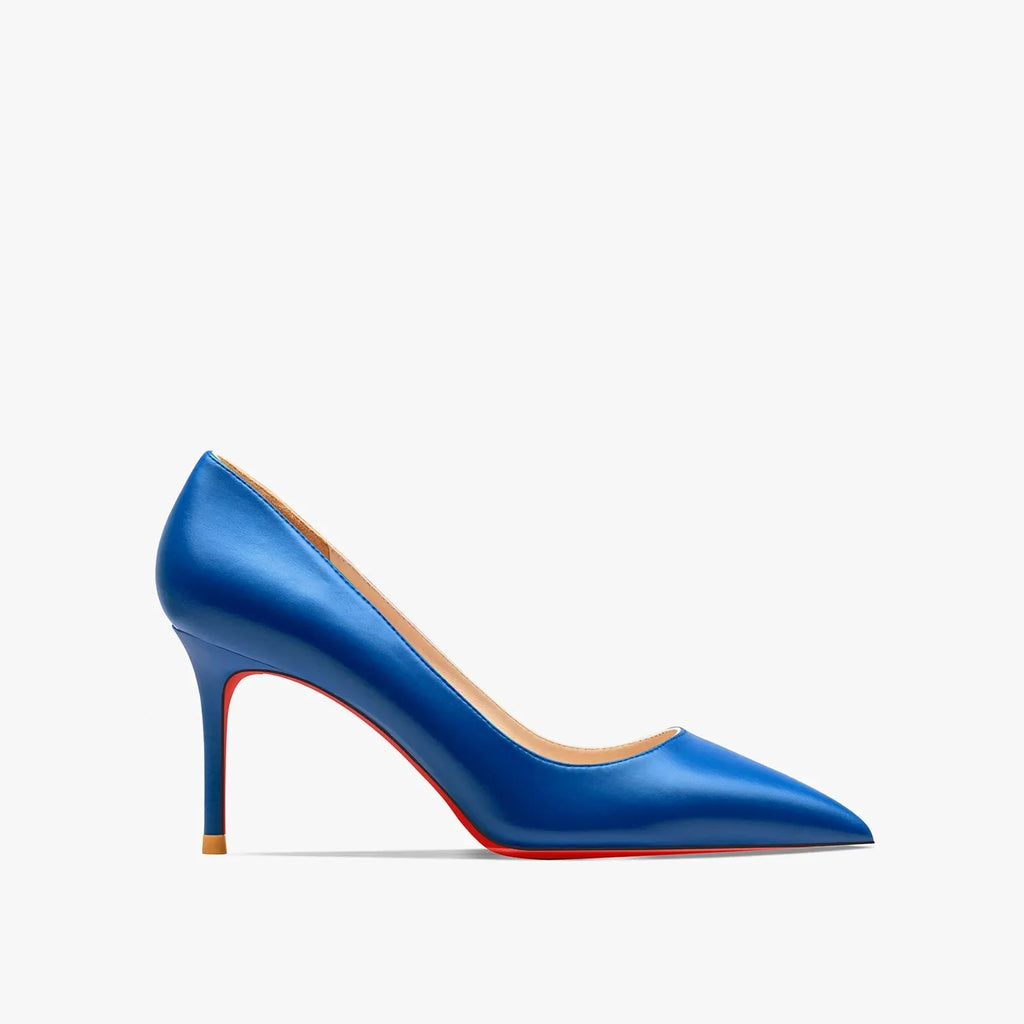 Red high heels for women with pointed toes and 12cm stiletto heels, stylish pumps from CHAOHANMIAONI by SHOWLU FASHION STORE.