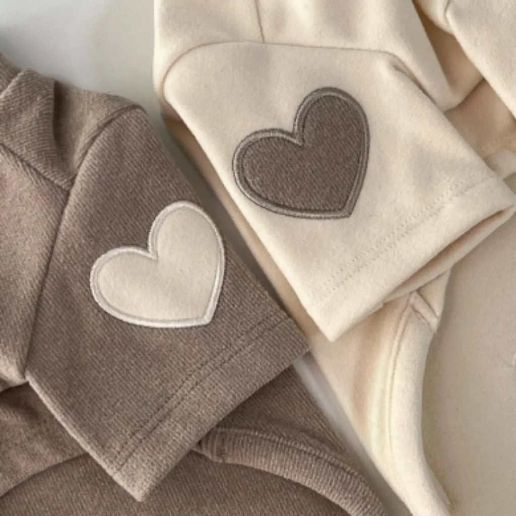 Showlu Fashion Love Bear Dog Hoodie, warm winter pet base shirt with cute love bear design for small dogs.
