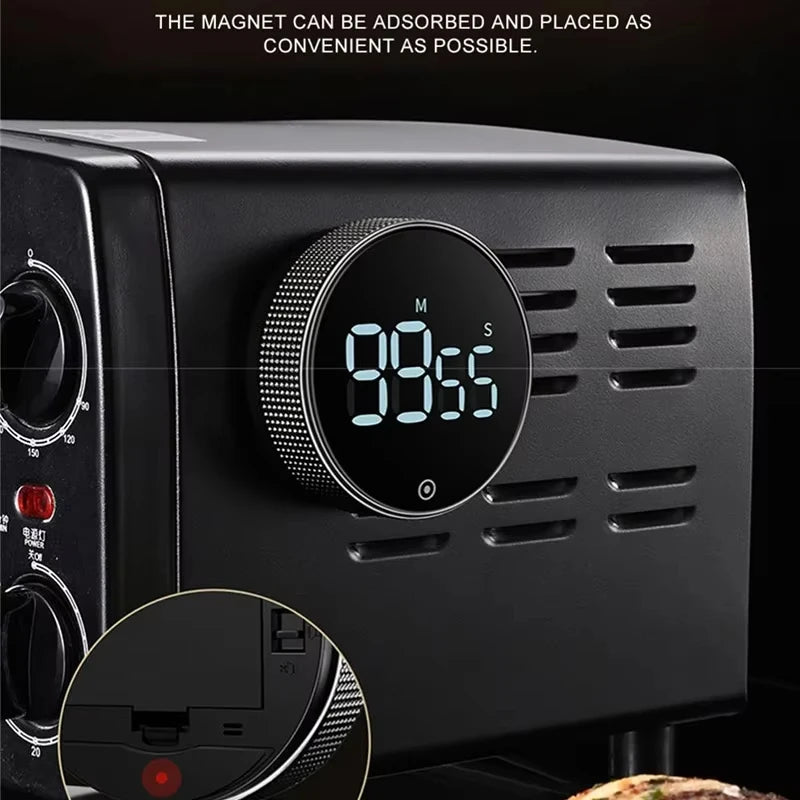 Showlu Smart General LED kitchen timer with digital display and countdown buttons, designed for precise cooking and baking timing.