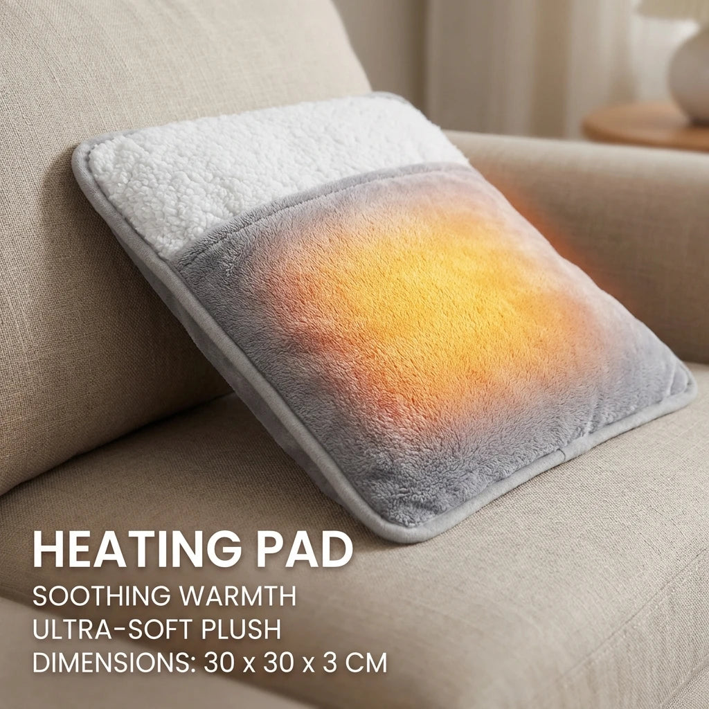 Showlu Smart General USB heated foot warmer pad with soft fabric and adjustable temperature control for cozy warmth.