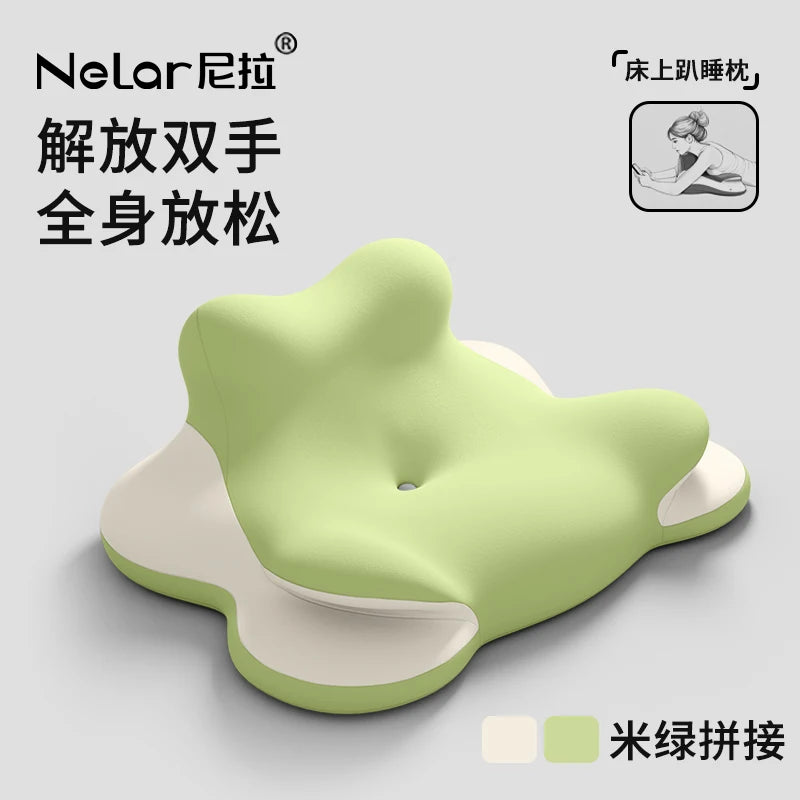 Memory foam wedge pillow from XVJOU by Showlu Fashion Store, designed for prone position bed backrest support.
