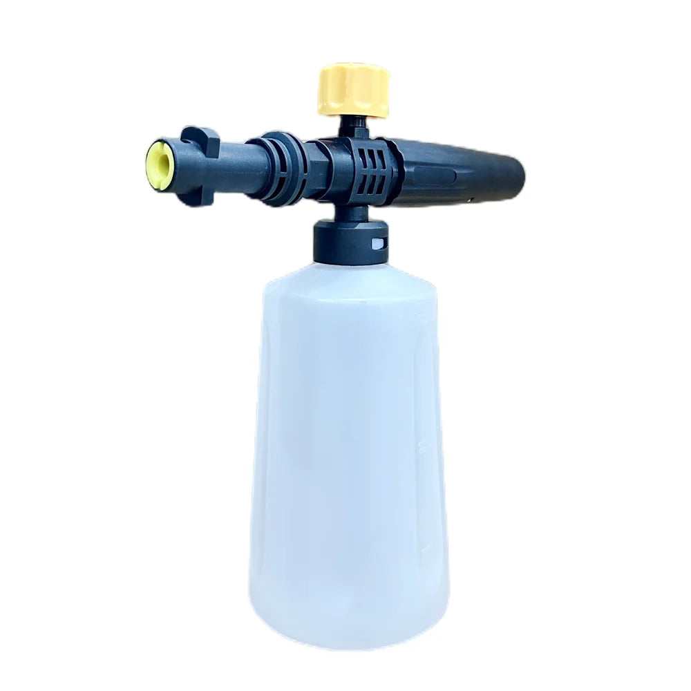 Pressure washer foam bottle from Showlu Fashion Store, showing the foam dispenser and bottle for car washing and cleaning.