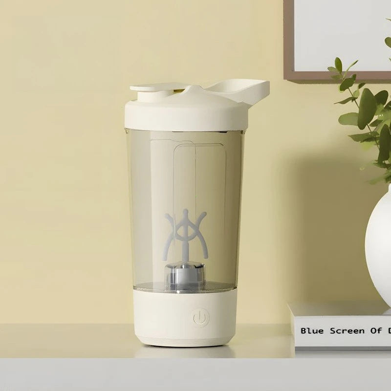 Electric Self Stirring Mug, Protein Powder Milkshake Shaker Bottle ,USB Charging Shaker Cup with Scale 15 Oz Water Cup, BPA Free