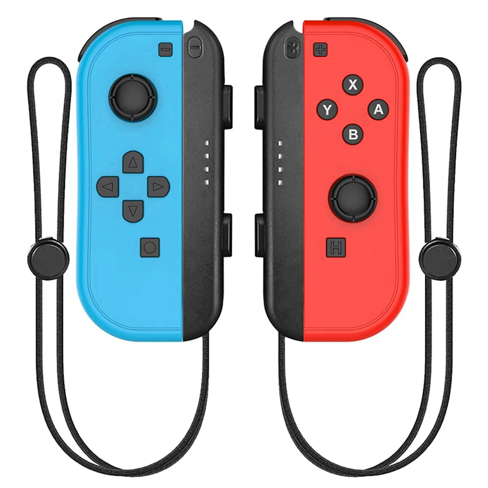 Wireless Joy Cons gamepad for Switch, OLED, Lite with Bluetooth, vibration, turbo, and wake-up function in black color