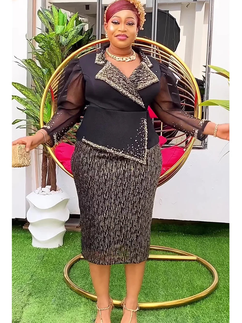 Elegant African Dresses for Women 2025 New Africa Clothing Plus Size Turkey Wedding Party Long Dress Dashiki Ankara Outfits Robe