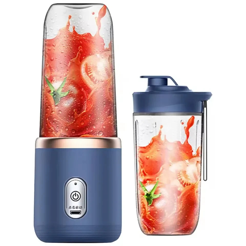 Showlu Smart General portable USB mini juicer blender cup with transparent container and compact design for fresh fruit smoothies.