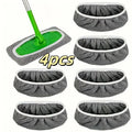 Showlu Fashion Store reusable mop pads with ultra-fine fiber for high water absorption, fitting most standard mop handles.