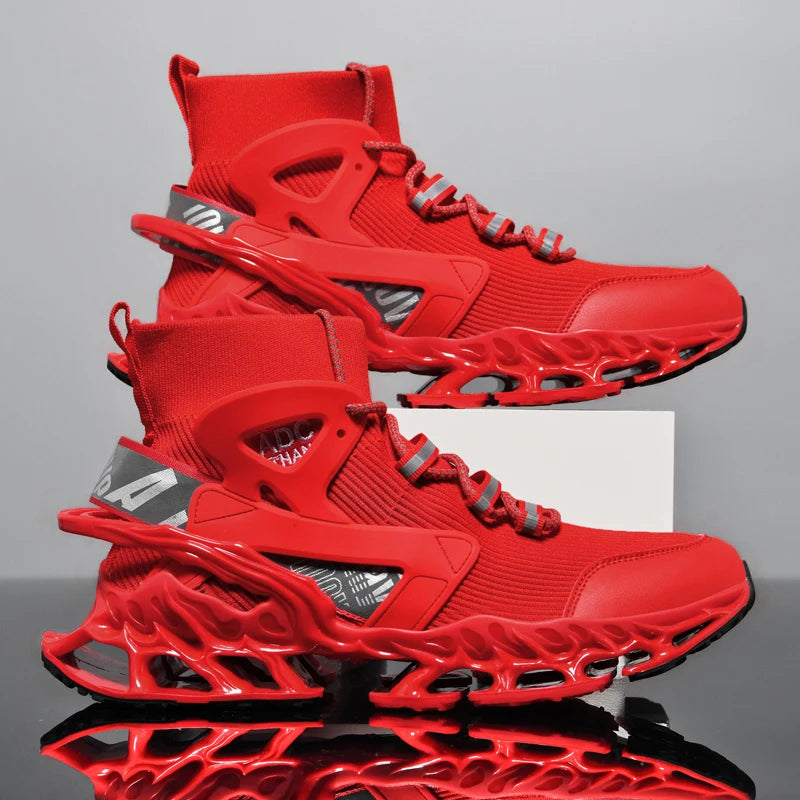 Men's Showlu Fashion Store sneakers, casual breathable men's shoes, stylish trainers, loafers, and running shoes in a sleek design.