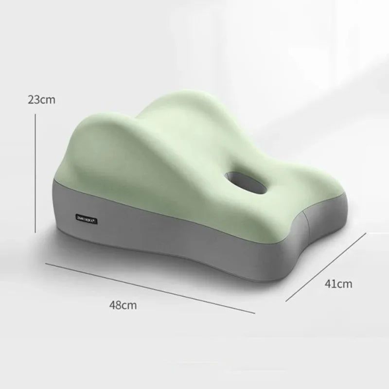 Showlu Memory Foam Ergonomic Bed Pillow with cotton cover, wedge waist cushion for comfortable sleeping and support