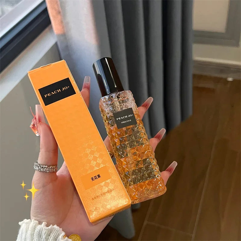 Floral EDT perfume bottle from DJBS Rivet Series by Showlu Fashion, 100ml long-lasting fragrance with floral design.