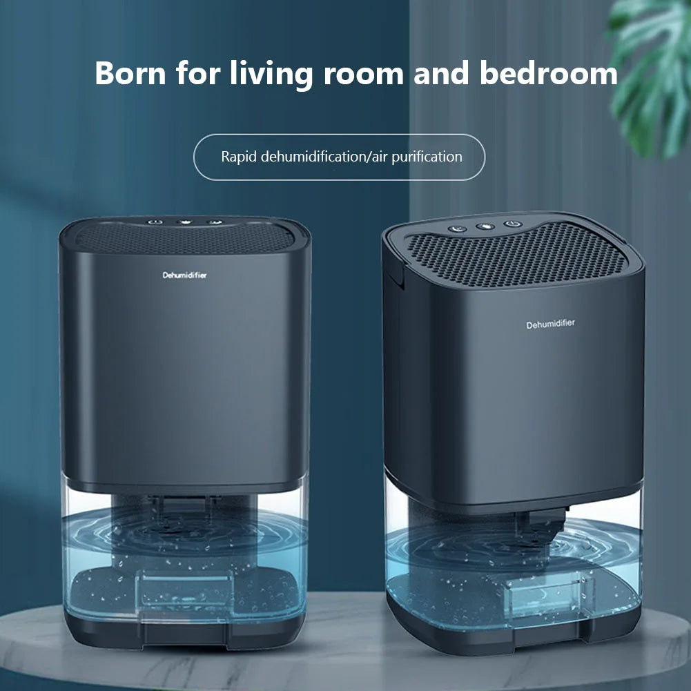 Xiaomi Mini Electric Dehumidifier Showlu Smart General with 1000ML capacity, compact design, and digital controls for moisture removal.