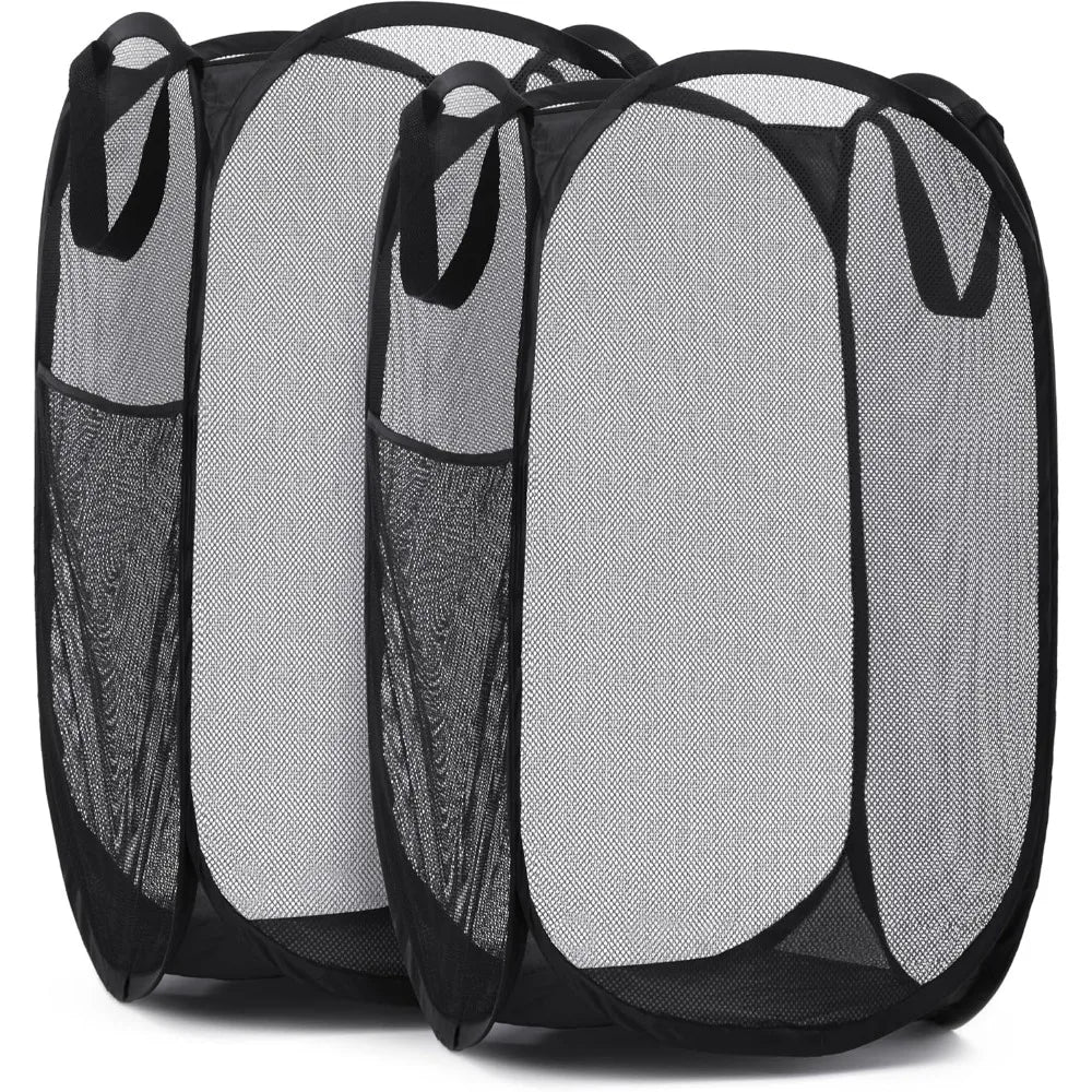 Showlu Smart General collapsible laundry basket with handles, lightweight fabric, and foldable design for easy storage.
