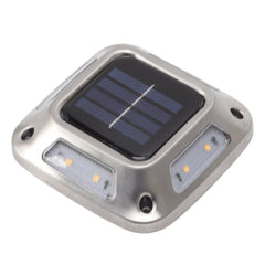 8 LED Solar Ground Light Waterproof IP65 Warm Garden Lamp