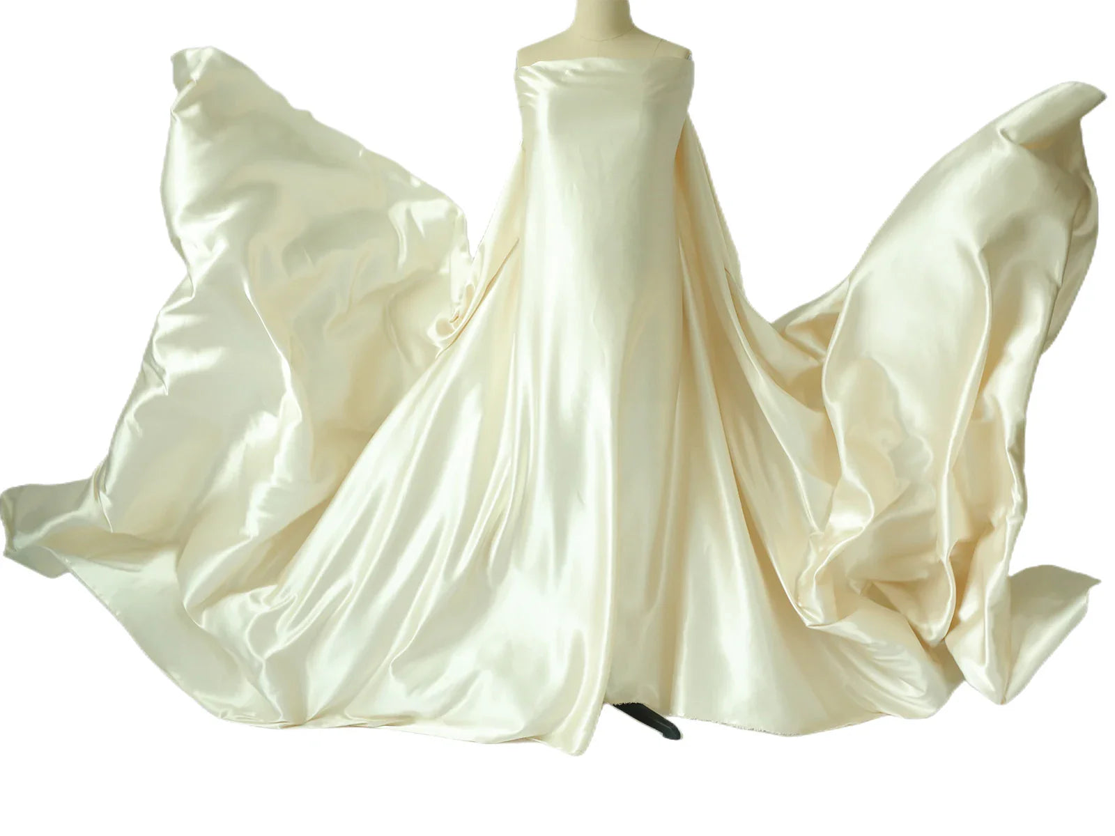 Showlu Maternity Silk Photography Gown in vibrant colors, designed for maternity photoshoots and baby bump photography.