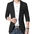 Brand Men's Casual Blazer 2024 Autumn New Fashion Slim Business Suit Coat Gentleman High-quality Men's Clothing Homme M~5XL