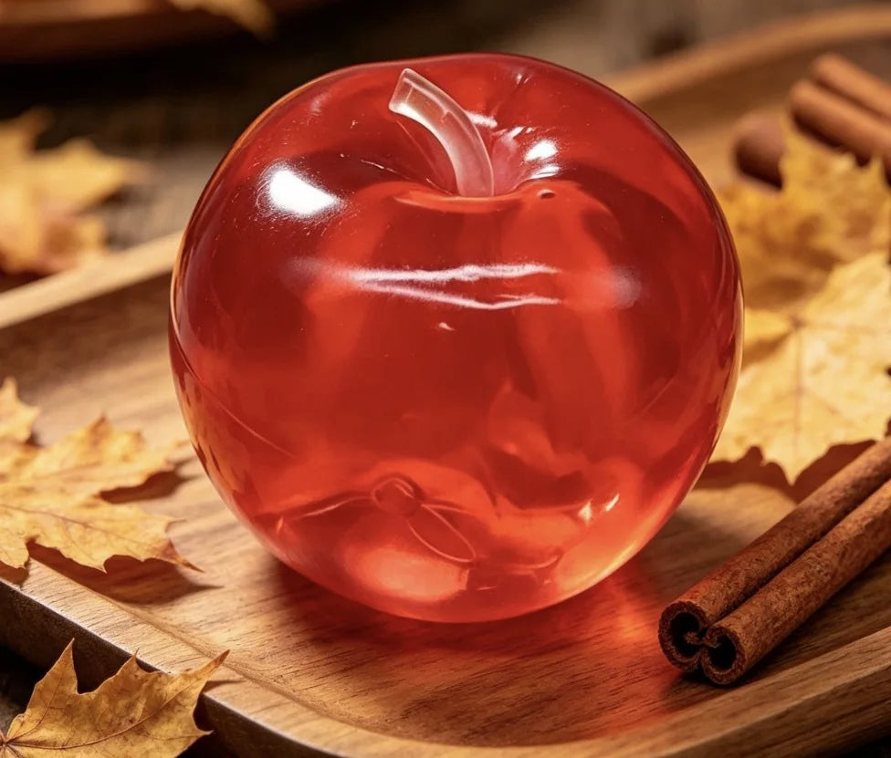 Transparent squishy maltose stress ball from Showlu Fashion Store, slow-rise sensory ball for hand exercise and stress relief.
