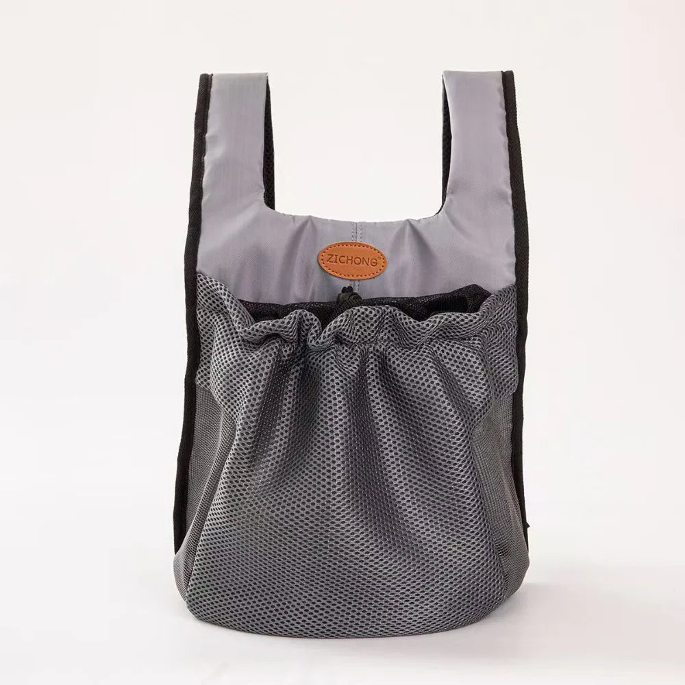 Showlu portable pet travel backpack made of breathable polyester, designed as a comfortable dog carrier for travel.