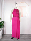 Elegant African party dress for women with sequin details, plus size Turkish maxi gown, suitable for wedding and evening events.