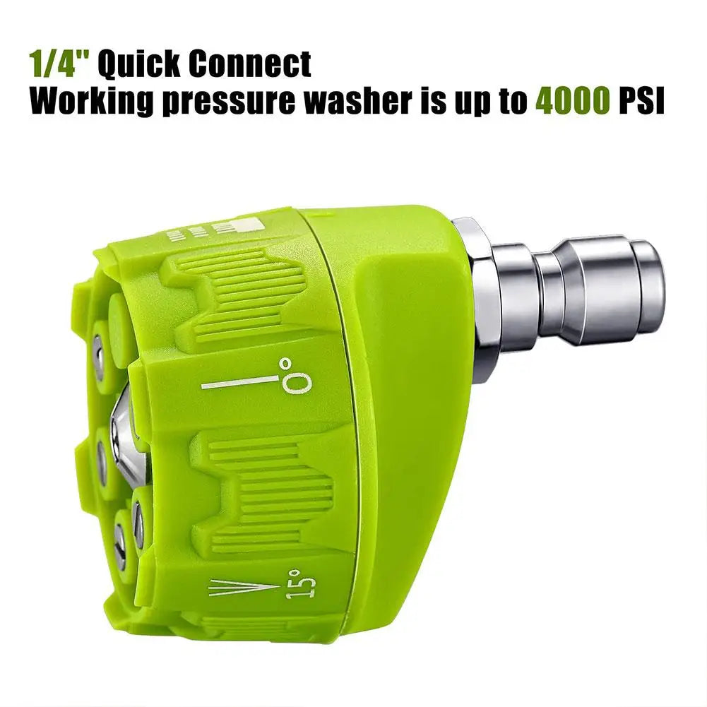 Showlu Smart General 6-in-1 adjustable pressure washer nozzle with multiple spray settings for versatile cleaning.