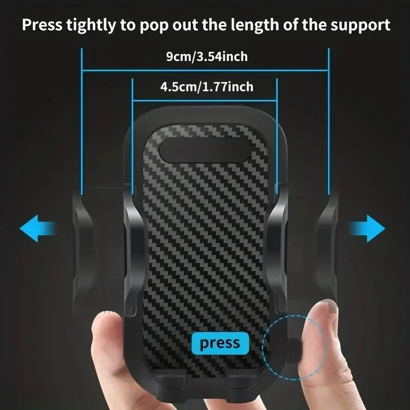 SHOWLU FASHION STORE VIKEFON universal car phone holder mounted on dashboard, adjustable 360° windshield bracket for secure device placement