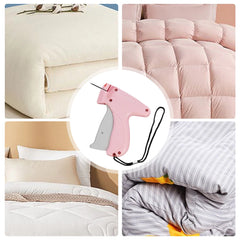 Portable Sewing Fixer with 50/100 Bear Buckles Manual Bed Sheet Clips Instant Button Garment Connector for Quick Repair Garment