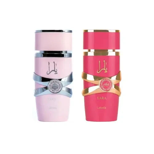 Lattafa Yara Eau De Parfum 100ml bottle featuring a long-lasting vanilla floral fragrance, elegant design, and vibrant packaging.