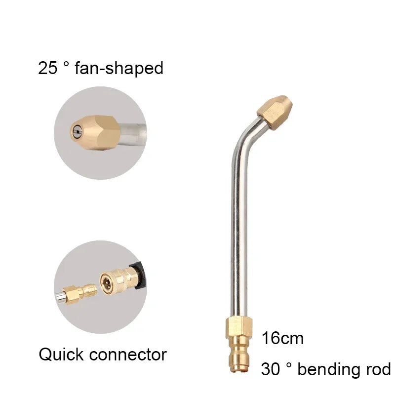 Showlu Smart General 90 degree pressure washer nozzle with durable metal tip for powerful cleaning and spray accuracy.
