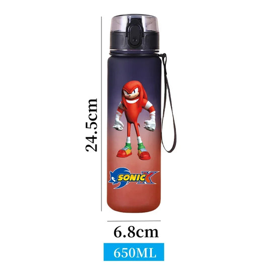 650ML Sports Water Bottle Leak Proof Colorful Milk Juice Cup Drinking for Outdoor Travel Portable Gym Fitness Jugs Birthday Gift