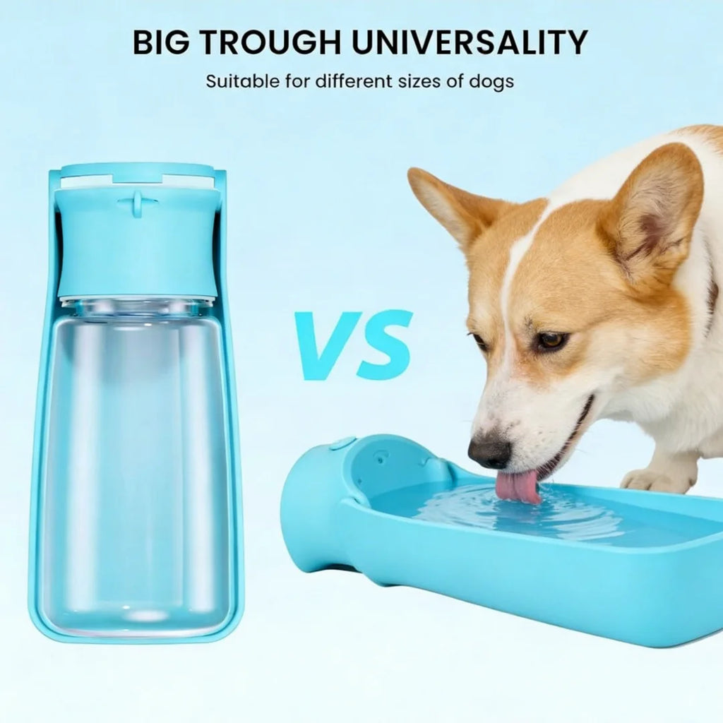 Showlu Fashion portable pet water bottle with collapsible dog travel cup for easy hydration on the go