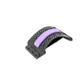 LAAOVEC back stretcher with 3-level lumbar support, spine board massager for back pain relief and spinal alignment.