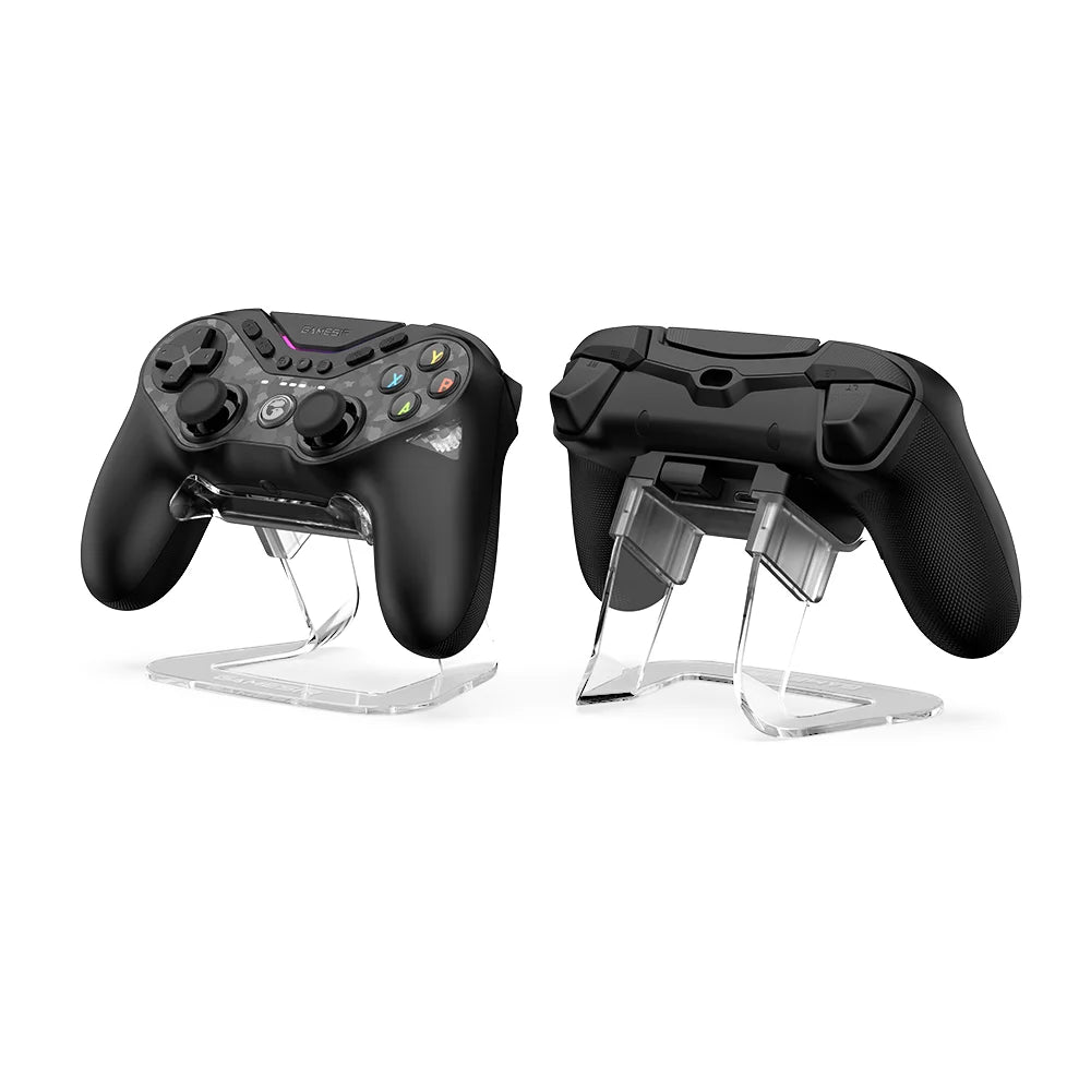 Showlu Smart General GameSir RGB controller charging dock stand with illuminated base for easy gaming controller storage and charging.