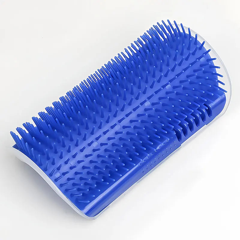 Cat self-groomer brush wall corner for short and long fur cats, soft massage scratcher and grooming tool by Showlu Fashion Store