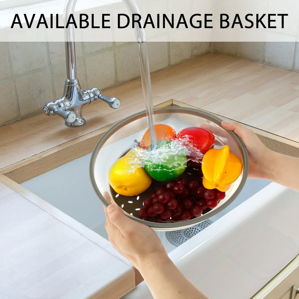 Showlu Smart General silicone microwave cover with vent holes, designed to prevent splatters and keep food warm in the microwave.