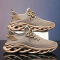 Men's black breathable lightweight sport sneakers with mesh upper, ideal for running, jogging, and walking.
