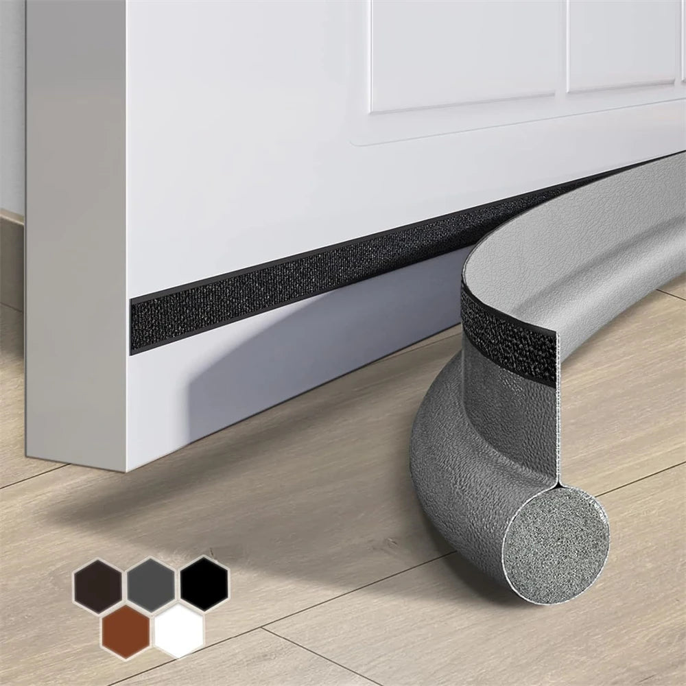 Showlu Smart General anti-dust door seal strip installed on a door to prevent dust and drafts from entering.