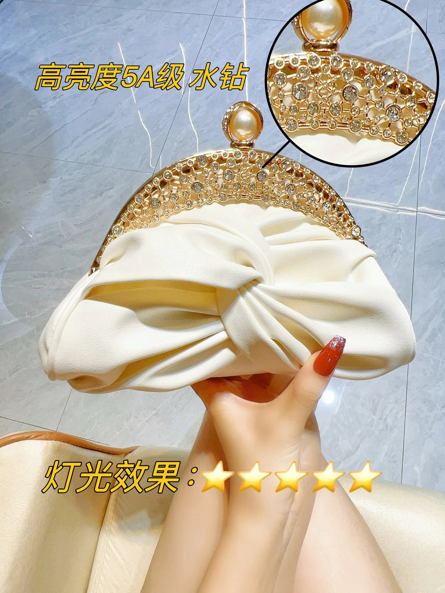 Red luxury chain shoulder bag for women, chic crossbody purse perfect for wedding parties and elegant occasions.