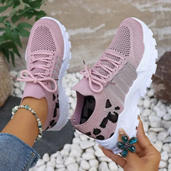 shoes woman 2025 [Leopard print sneakers] lightweight and breathable women's casual sneakers.women's shoes sale shoes