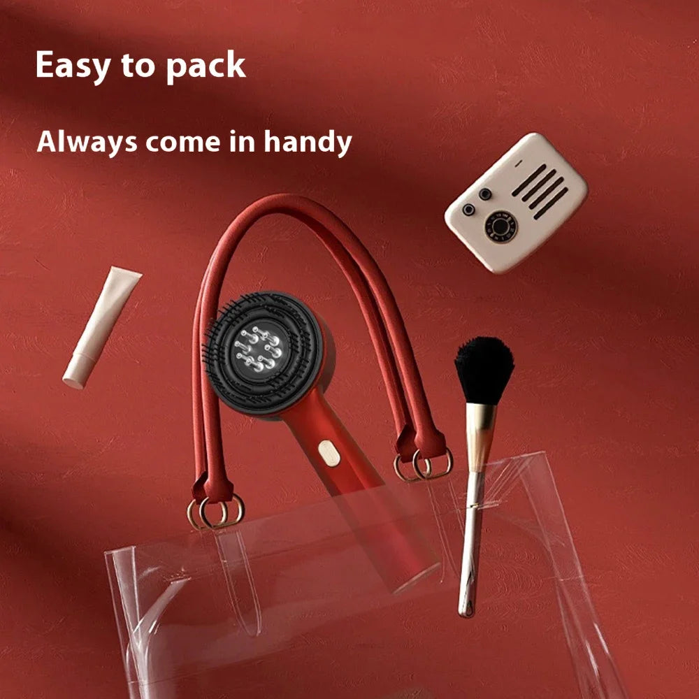 Showlu Smart General red light scalp massager hair growth comb with ergonomic design and multiple massage nodes for scalp therapy.