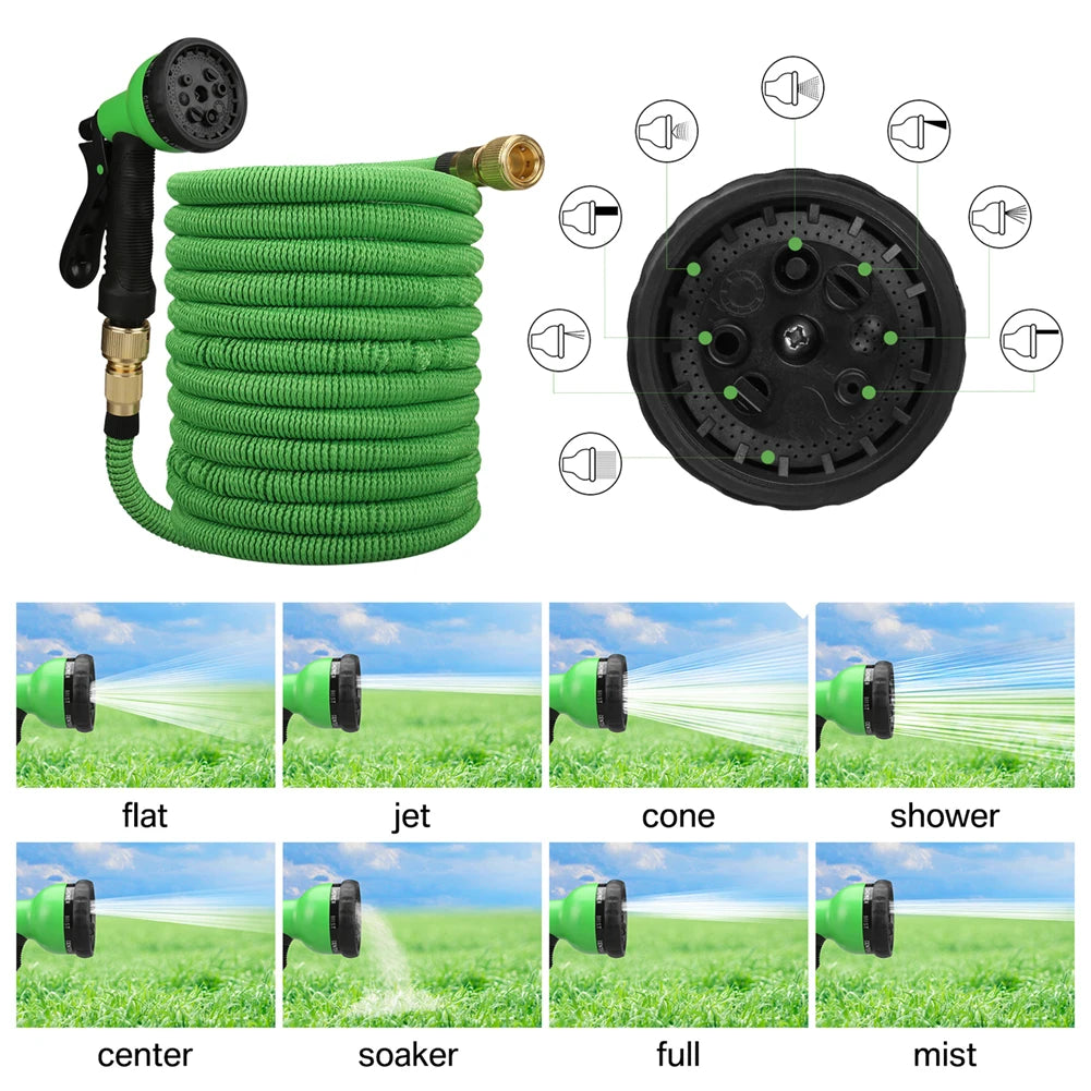 Showlu Smart General 50ft high-pressure washer hose with durable fittings and flexible design for outdoor cleaning tasks.