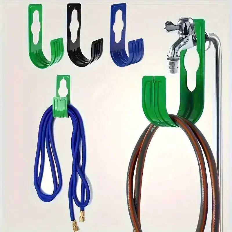 Showlu Smart General hose holder wall mount with sleek design and easy wall installation for organized garden or outdoor storage.
